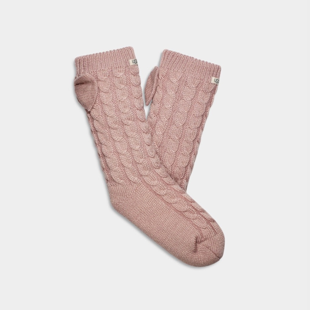 UGG LAILA BOW FLEECE LINED SOCK